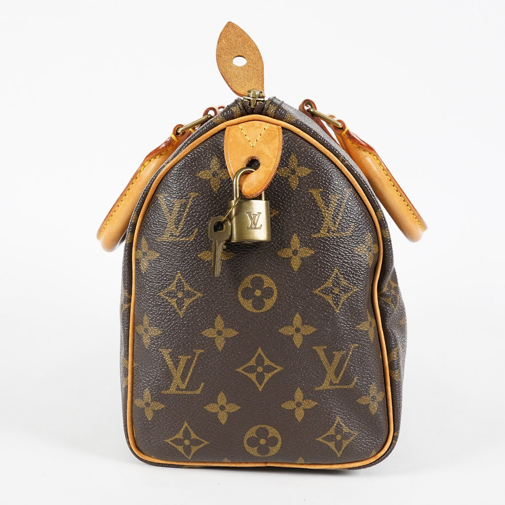 Louis Vuitton M41528 Monogram Speedy 25 Hand Bag Mini Boston Used 07E089570027