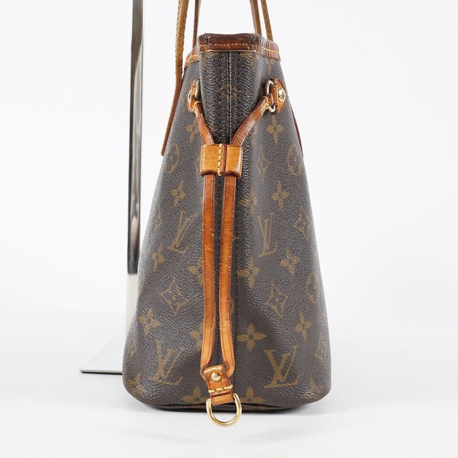 Louis Vuitton Neverfull PM Monogram Canvas Tote Shoulder Bag M40155 08E385170010