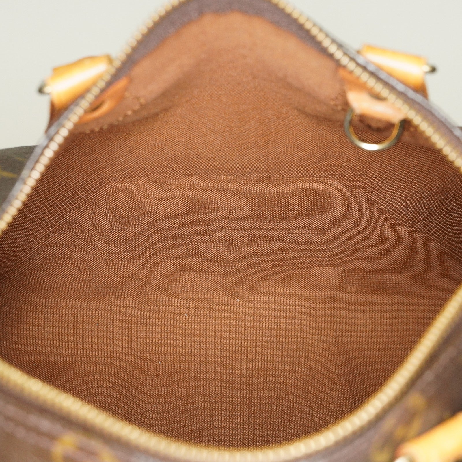 Louis Vuitton Monogram Speedy 25 Handbag M41528 Brown Vintage Used 07E037150029