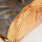 Louis Vuitton Montsouris GM M51135 Monogram Canvas Brown Backpack 09M434192108