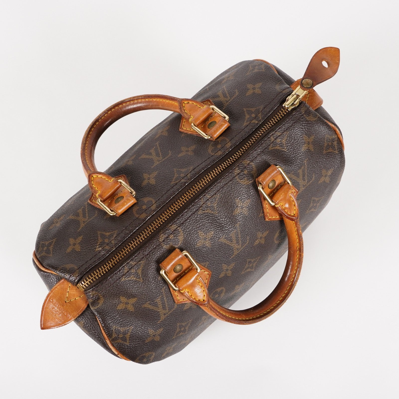 Authentic Louis Vuitton Monogram Speedy 25 Handbag vintage M41528 05E116270016