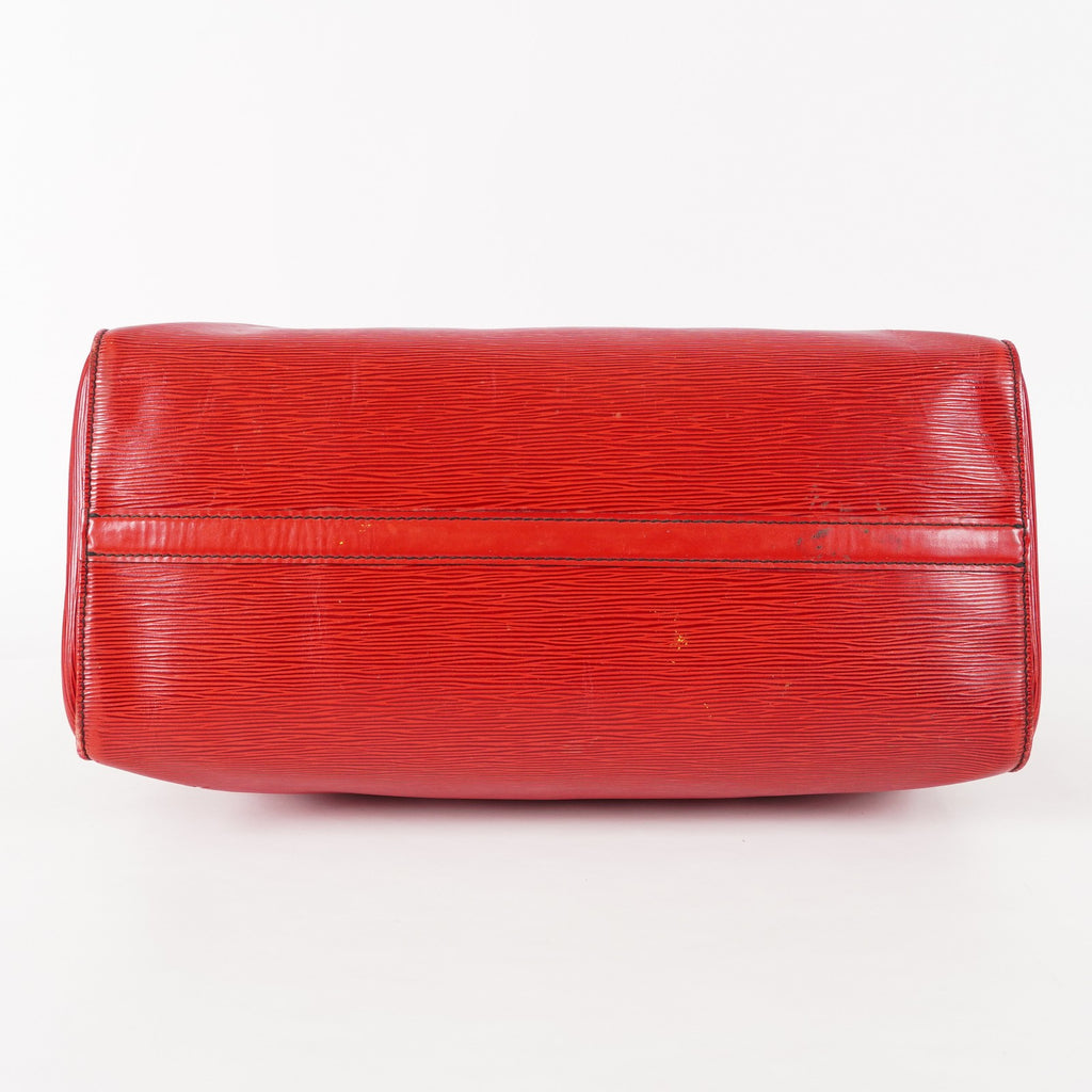 LOUIS VUITTON Epi Speedy 40 Boston Bag Handbag M42987 Women 02E024576025