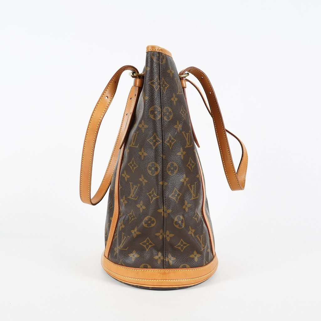 Louis Vuitton Vintage Bucket GM Monogram Brown Shoulder Bag M42236 07E182860017