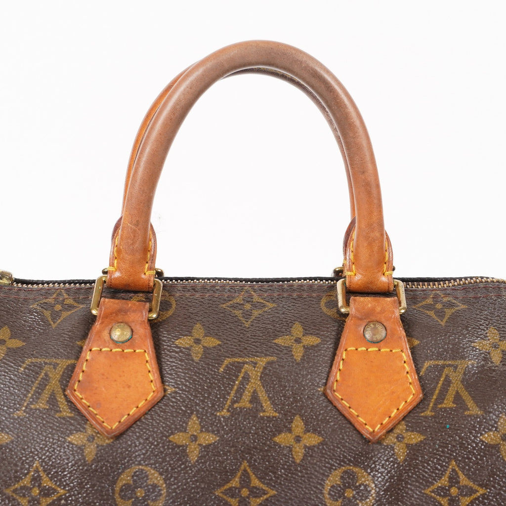 Authentic Louis Vuitton Monogram Speedy 25 Handbag vintage M41528 06E065720010