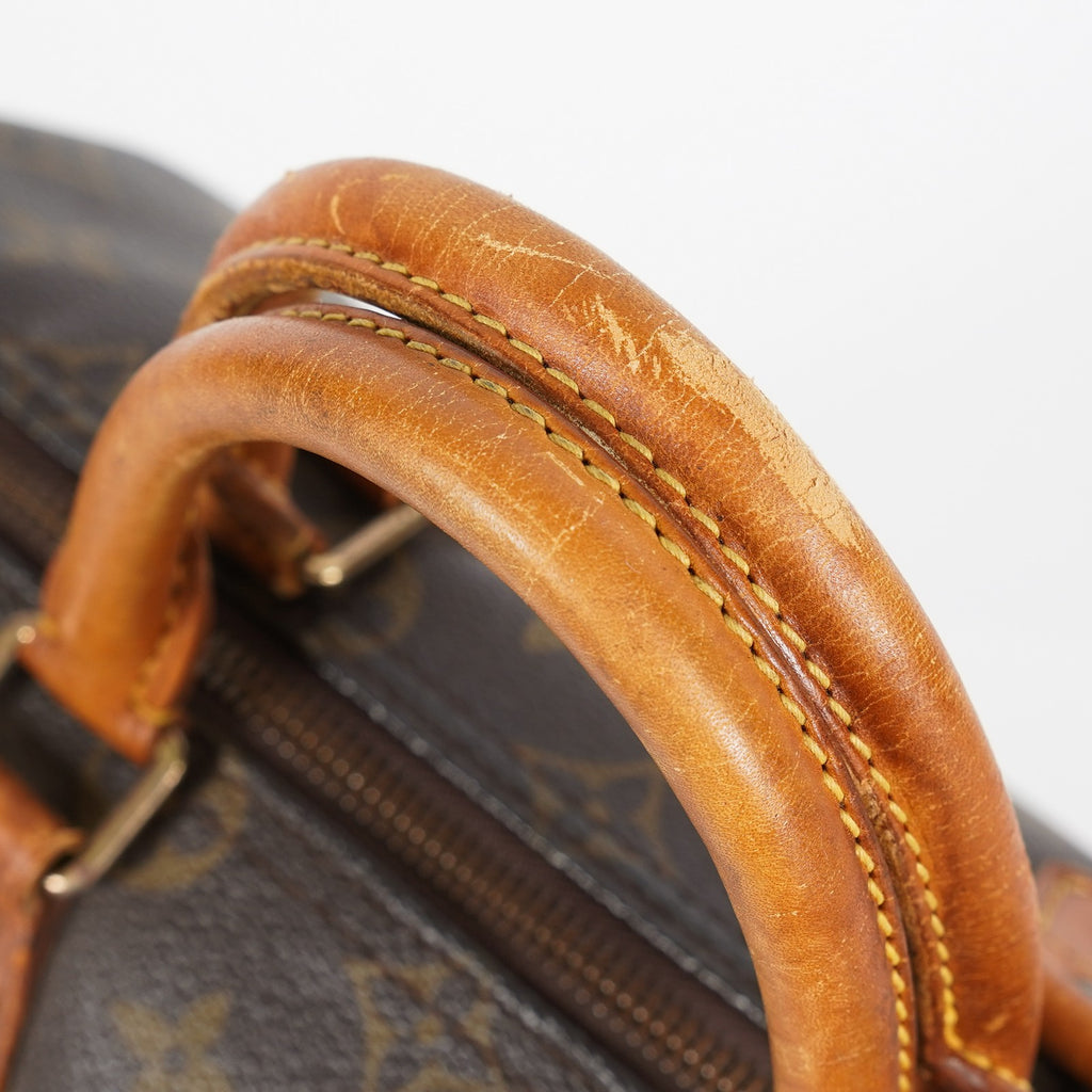 Louis Vuitton Monogram Speedy 25 Brown Coated Canvas M41528 Vintage 07E425830012