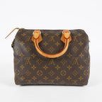 Louis Vuitton Speedy 25 M41109 Monogram Brown Boston Hand Bag Used 07E148030015