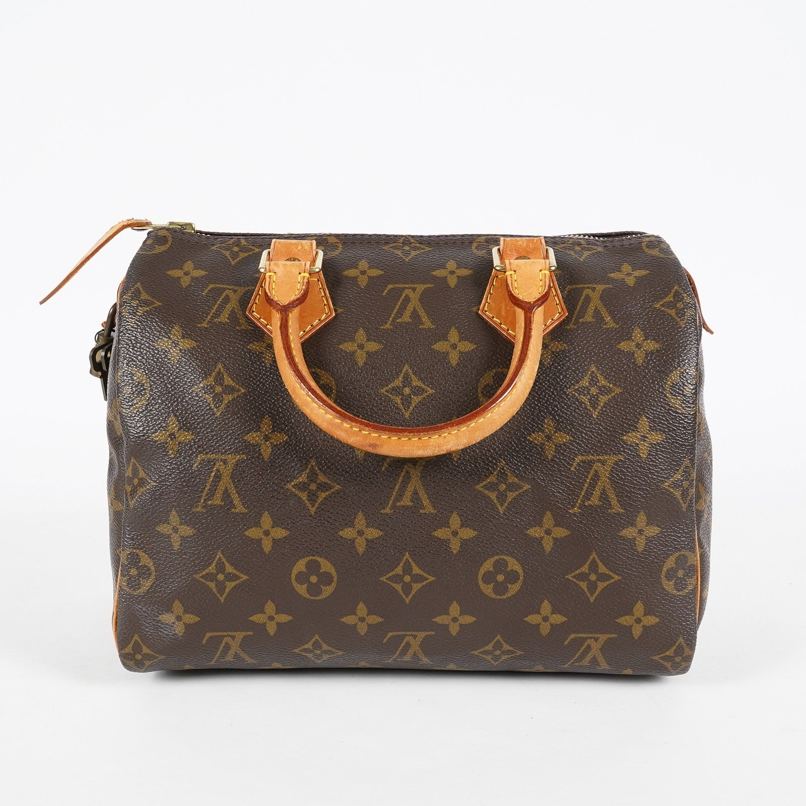 Louis Vuitton Speedy 25 M41109 Monogram Brown Boston Hand Bag Used 07E148030015