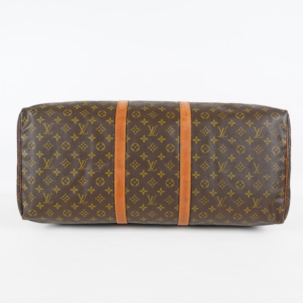 Louis Vuitton Keepall 60 M41422 Monogram Brown Duffel Bag Vintage 08E033410002