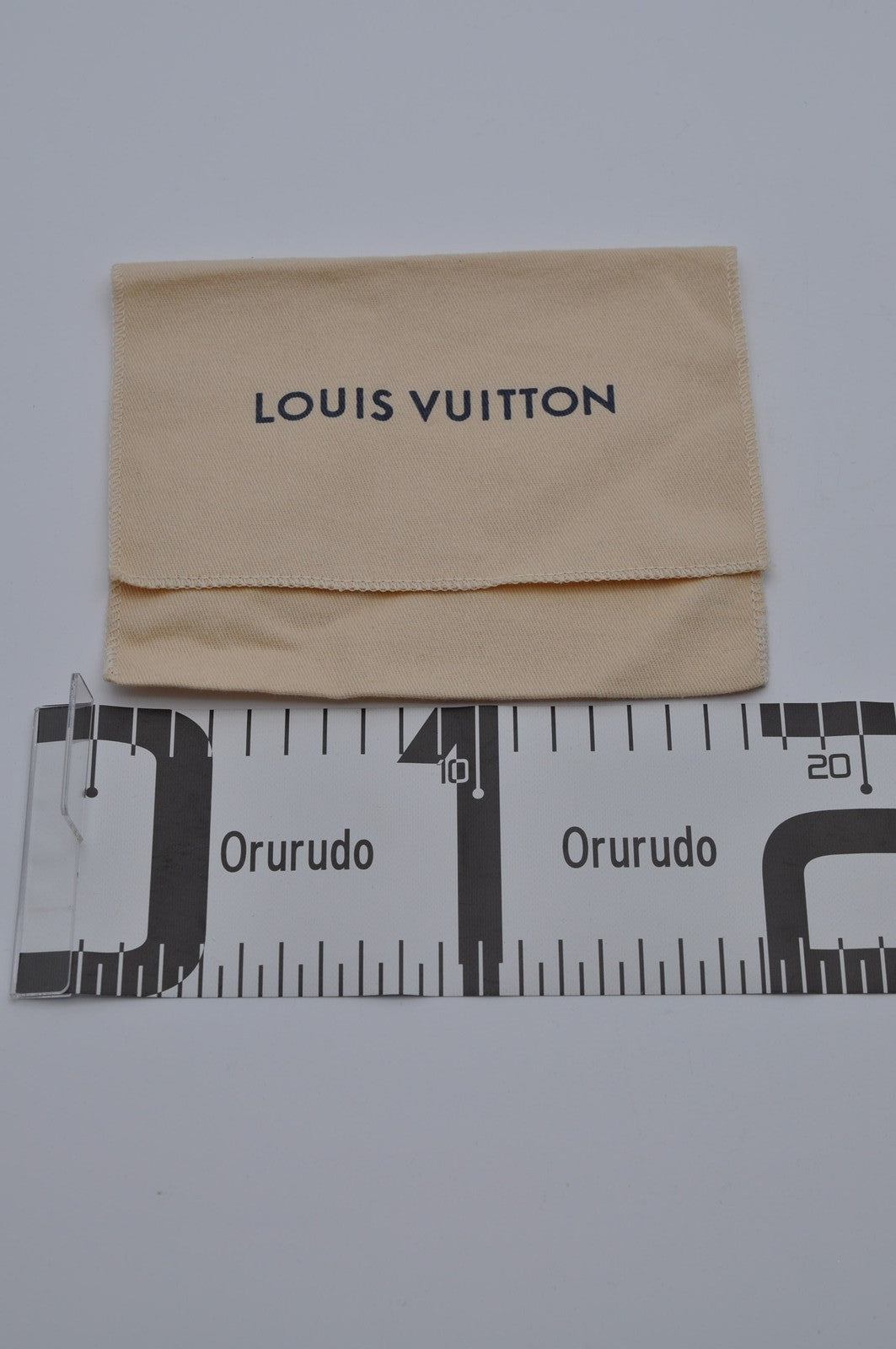 Louis Vuitton Dust Bag Storage Pouch Envelope Ivory Logo Authentic 17x12