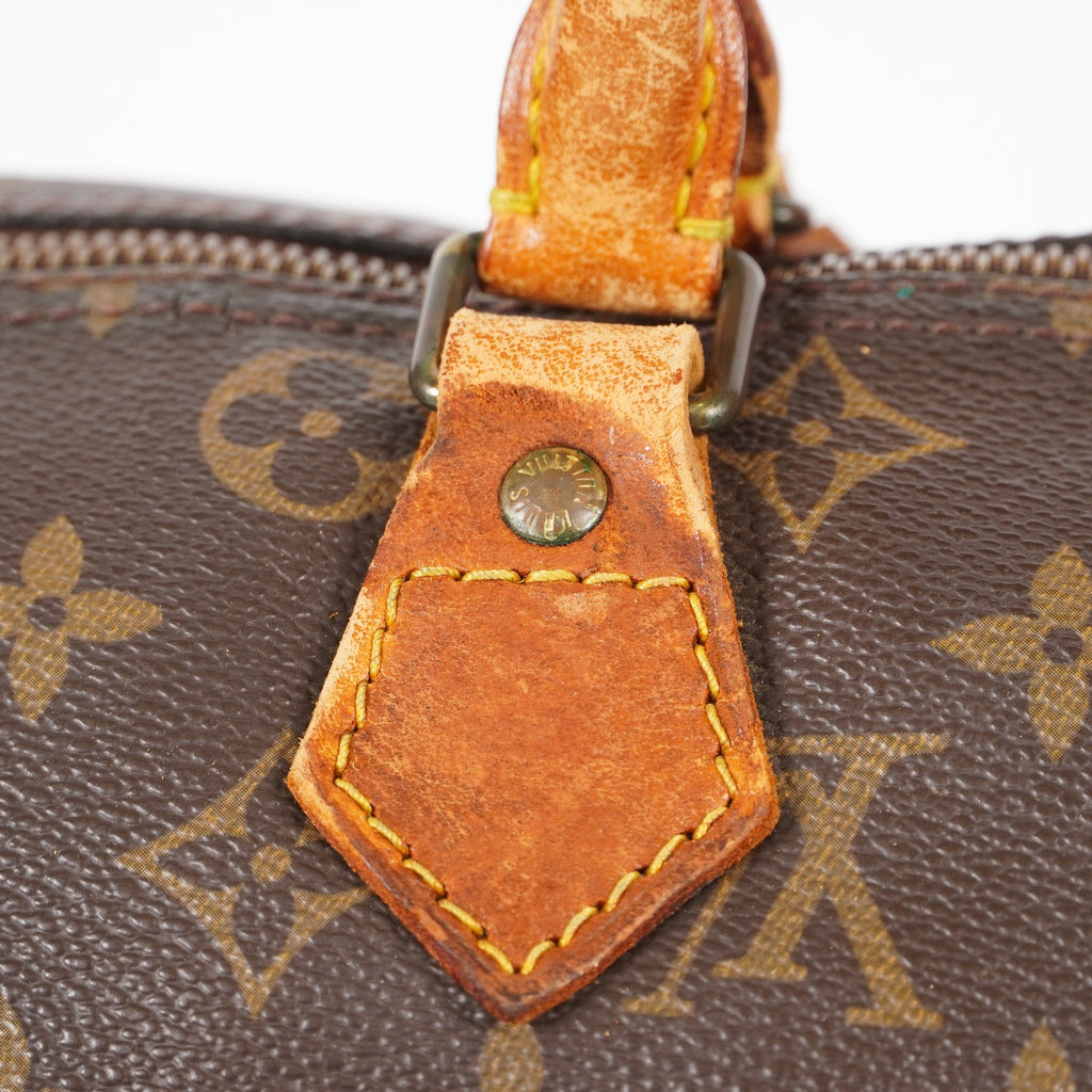 Authentic Louis Vuitton Monogram Speedy 30  Handbag M41526 vintage 05E273960029