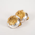 CHANEL Earrings Coco Mark CC Gold Tone Logo Medal Round Coin 05E601870016