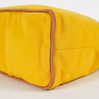Hermes Bolide Pouch 31 Yellow Canvas Case Accessory Pouch Used 08E11715024