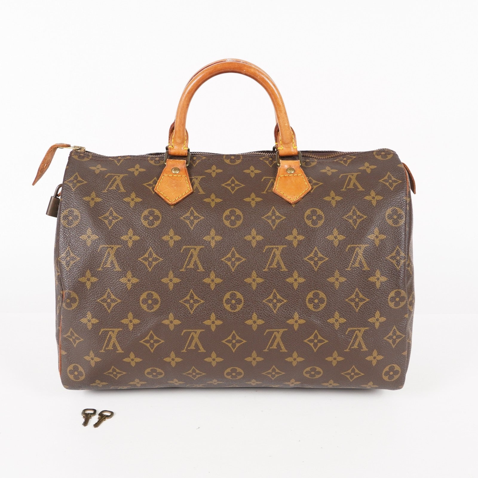 Authentic Louis Vuitton Monogram Speedy 35 Handbag vintage M41524 06E396490010