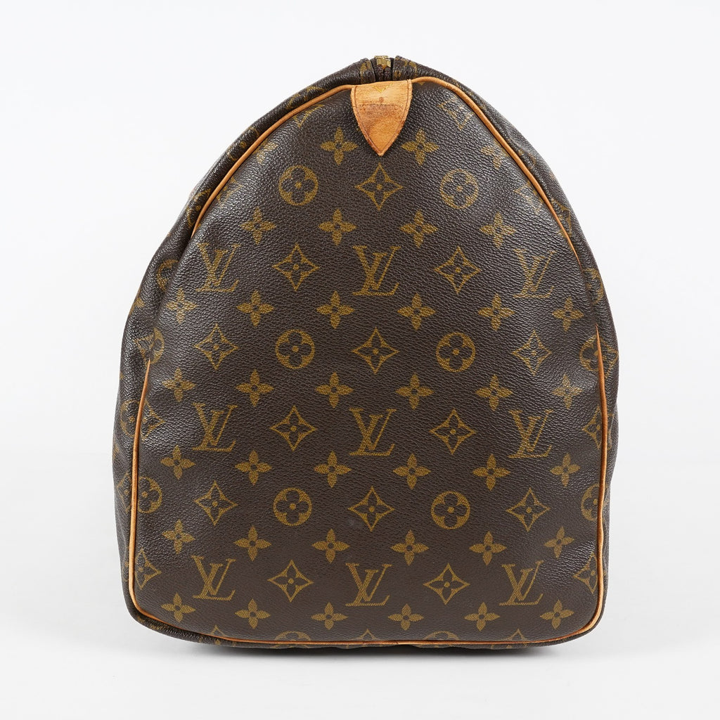 Louis Vuitton Keepall 55 Monogram Canvas Brown Duffle Bag M41424 08E073630002