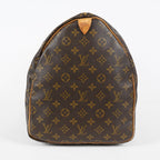 Louis Vuitton Keepall 55 Monogram Canvas Brown Duffle Bag M41424 08E073630002