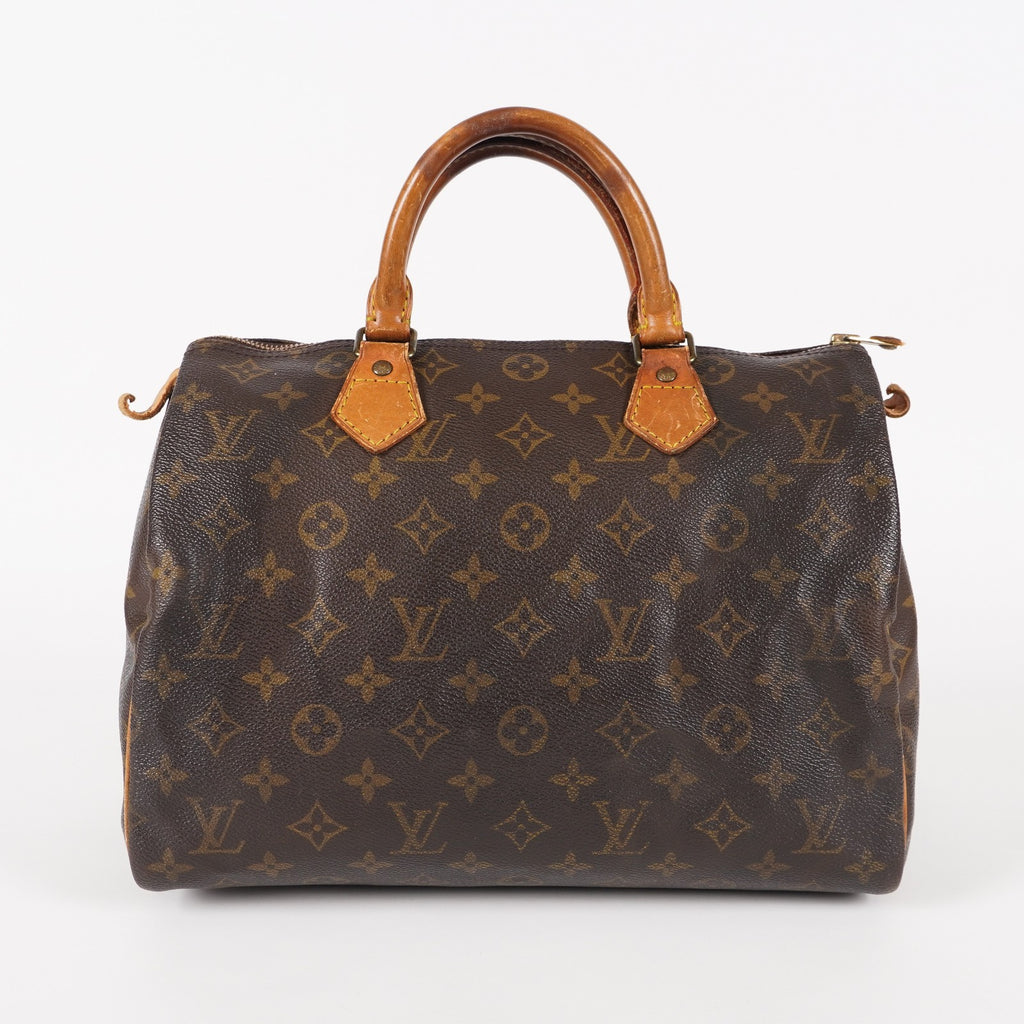 Authentic Louis Vuitton Monogram Speedy 30 Handbag vintage M41526 05E134180016