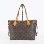 Louis Vuitton Neverfull PM M40155 Monogram Canvas Brown Tote Used 08A306406403