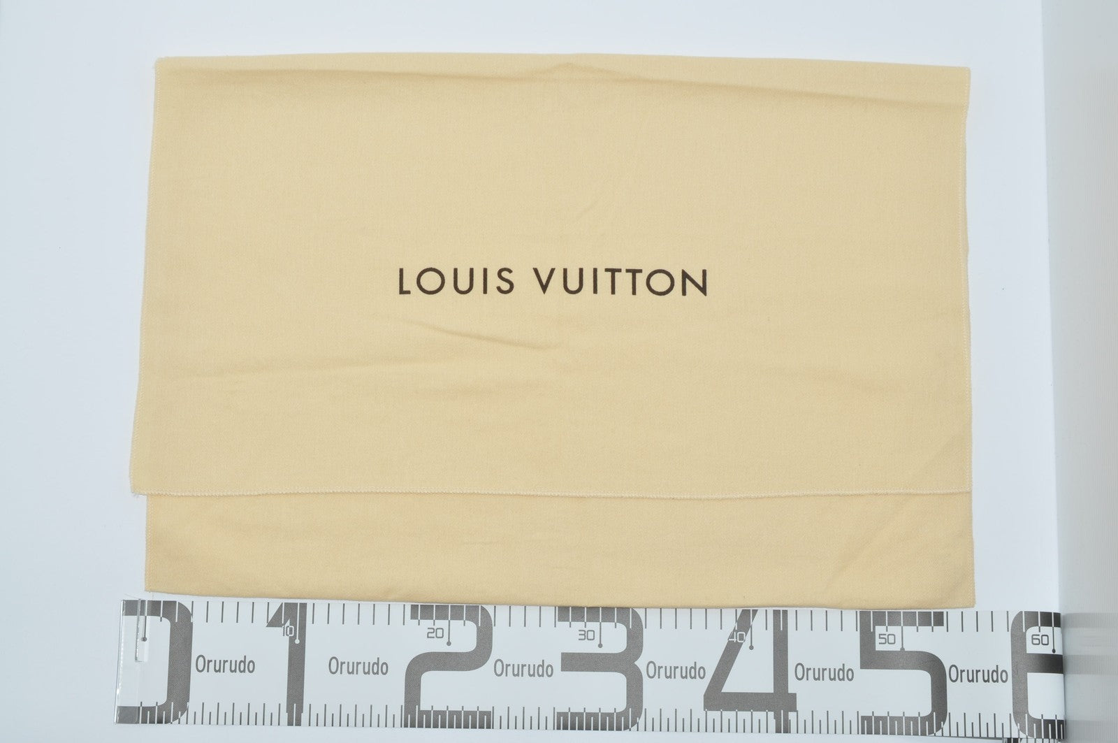 100% Authentic Louis Vuitton Large Dust Bag Beige Cotton Storage Cover 50×30