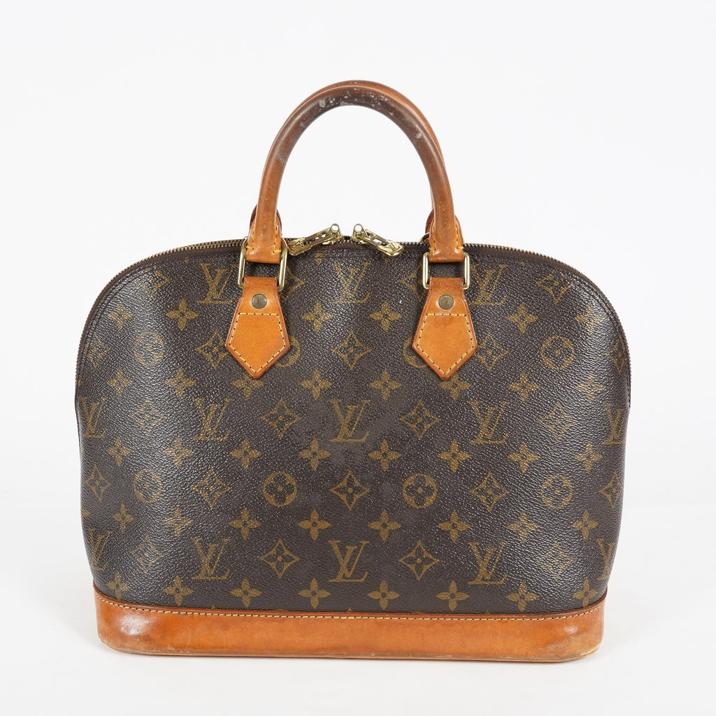 Louis Vuitton Alma PM M51130 Monogram Canvas Brown Handbag Vintage 08A333088803