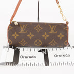LOUIS VUITTON Monogram Papillon Pouch LV Auth vintage 05E542090016