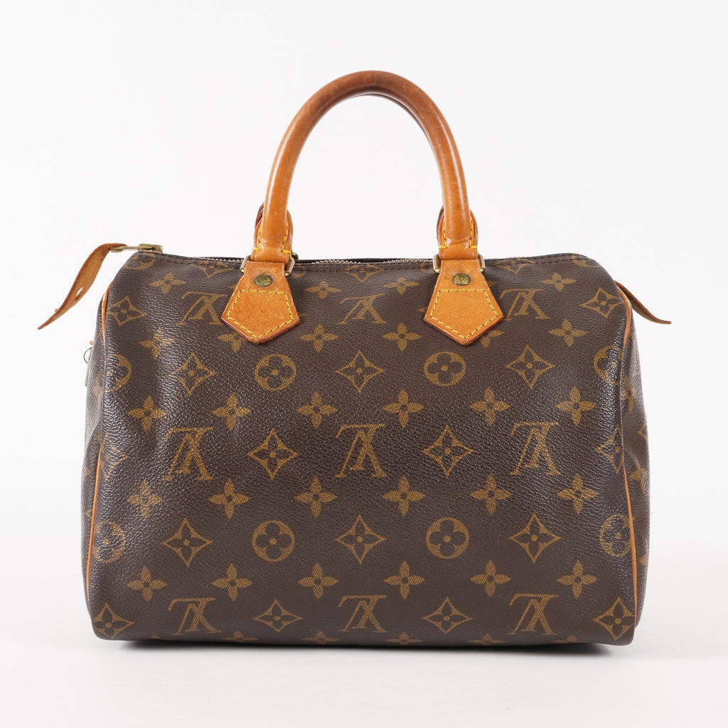 Authentic Louis Vuitton Monogram Speedy 25 Handbag vintage M41528 03E068030011