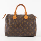Authentic Louis Vuitton Monogram Speedy 25 Handbag vintage M41528 03E068030011