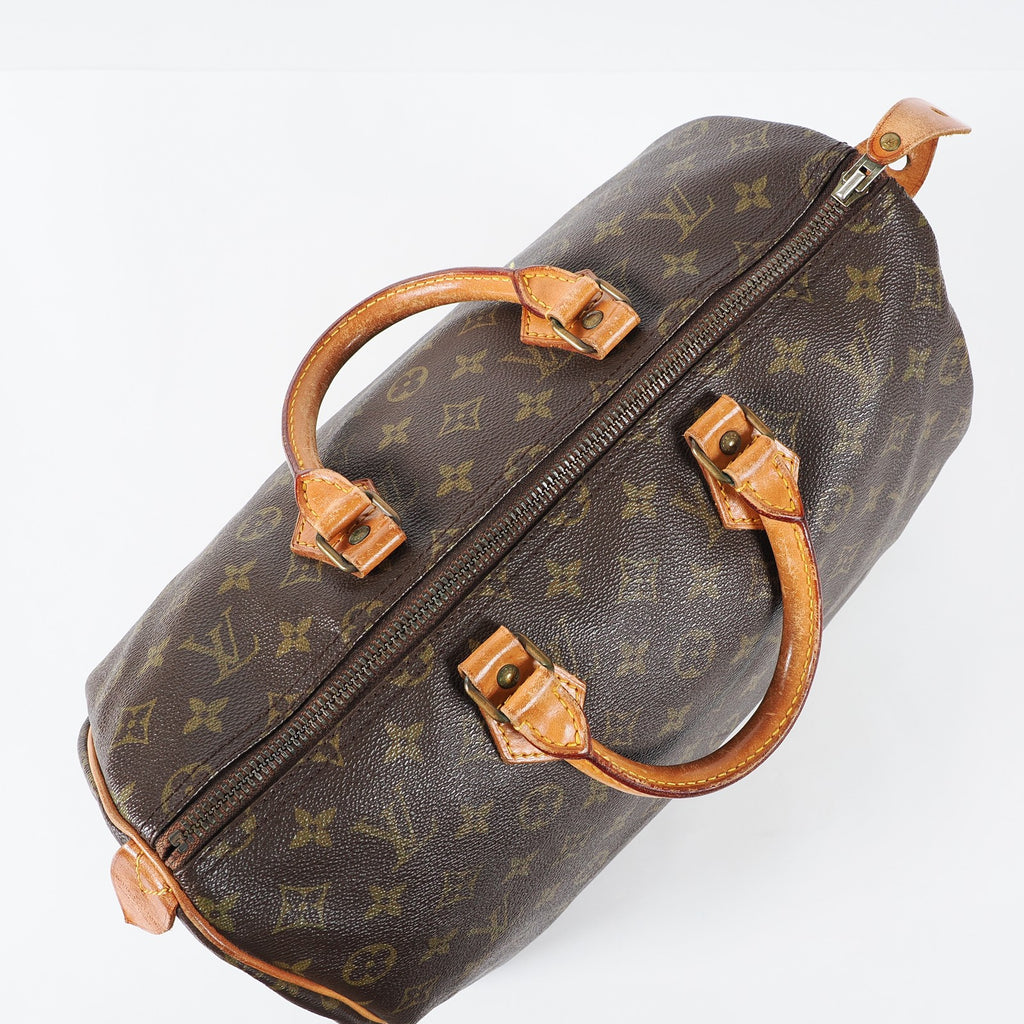 Authentic Louis Vuitton Monogram Speedy 35 M41524 Handbag vintage 03A286463627