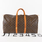 Authentic Louis Vuitton Monogram Keepall 55 Travel Bag M41424 02A194232811