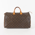 Authentic Louis Vuitton Monogram Speedy 40 Hand Boston Bag M41522 02E615720027