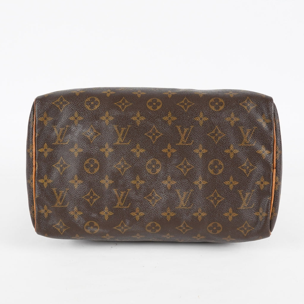 Louis Vuitton Speedy 30 M41526 Monogram Brown Canvas Handbag Used 08A124747603