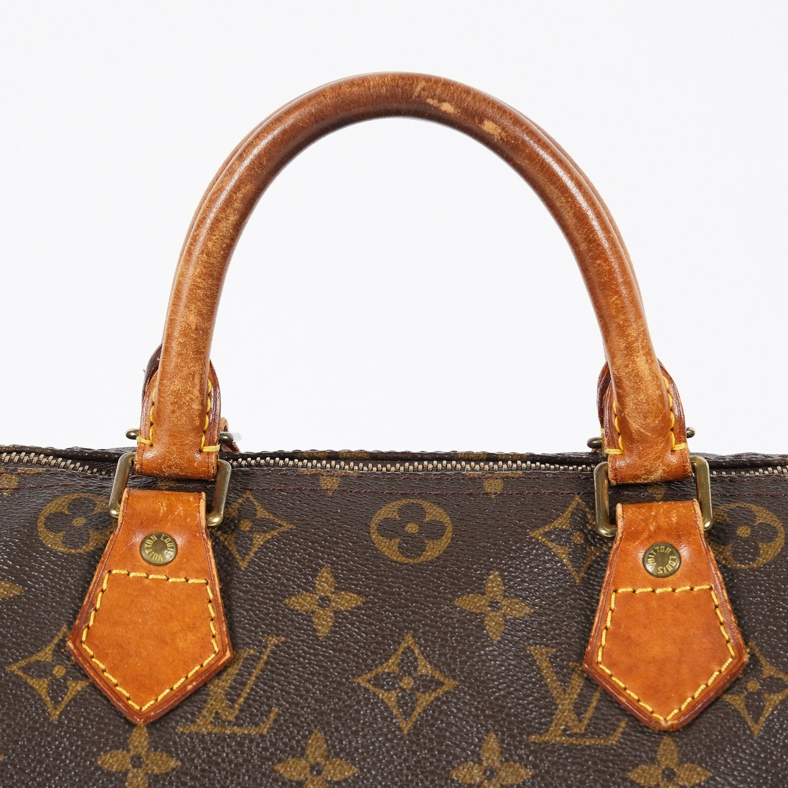 Louis Vuitton Speedy 30 M41526 Monogram Canvas Brown Used Handbag 08A045090803