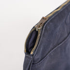 Authentic HERMES Bolide Pouch PM Canvas Black 06E01605027
