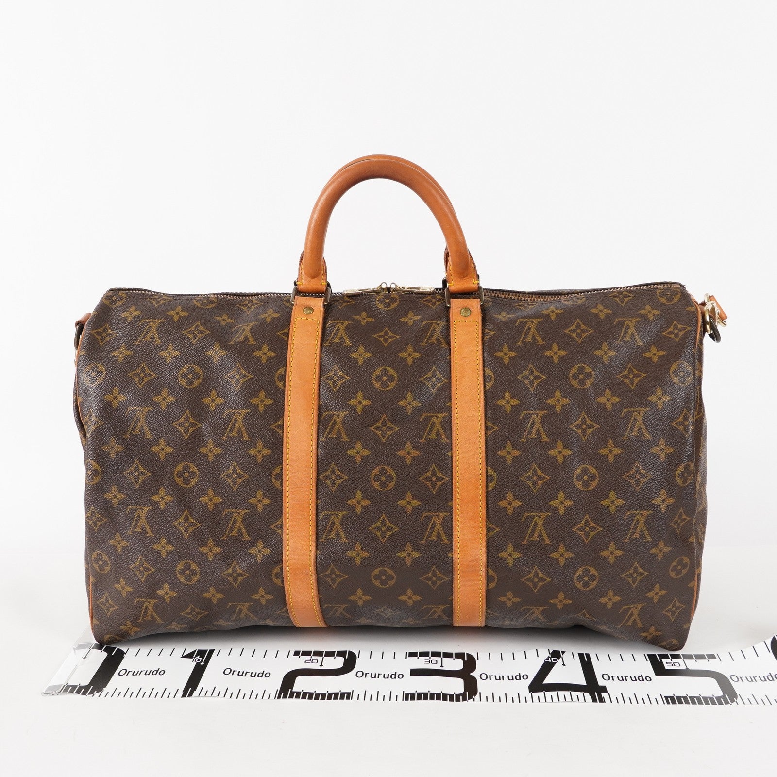 LOUIS VUITTON Monogram Keepall Bandouliere 50 M41416 Travel Bag 03E539790011