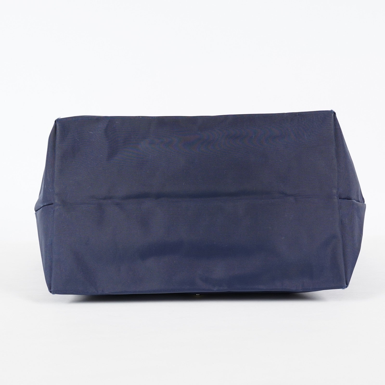 Longchamp Le Pliage Long Handle Tote Bag 33cm Navy Nylon Women Used 08E12825007