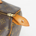 Louis Vuitton Speedy 30 M41526 Monogram Canvas Brown Used Handbag 09M465665008