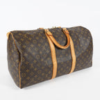 Louis Vuitton Keepall 50 M41426 Monogram Canvas Boston Bag Used 08E043300006