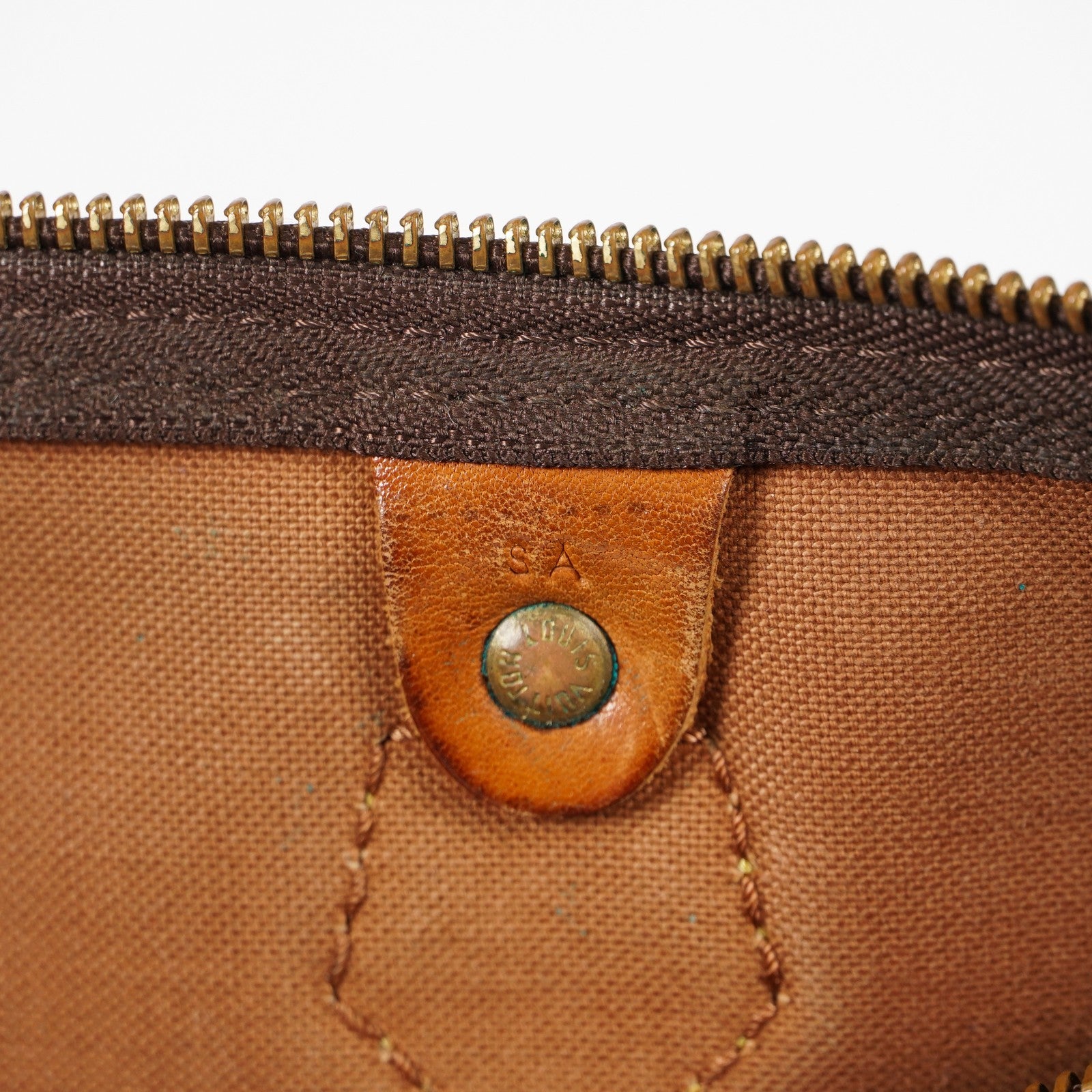 Authentic Louis Vuitton Monogram Speedy 35 M41524 Handbag 01E054950021