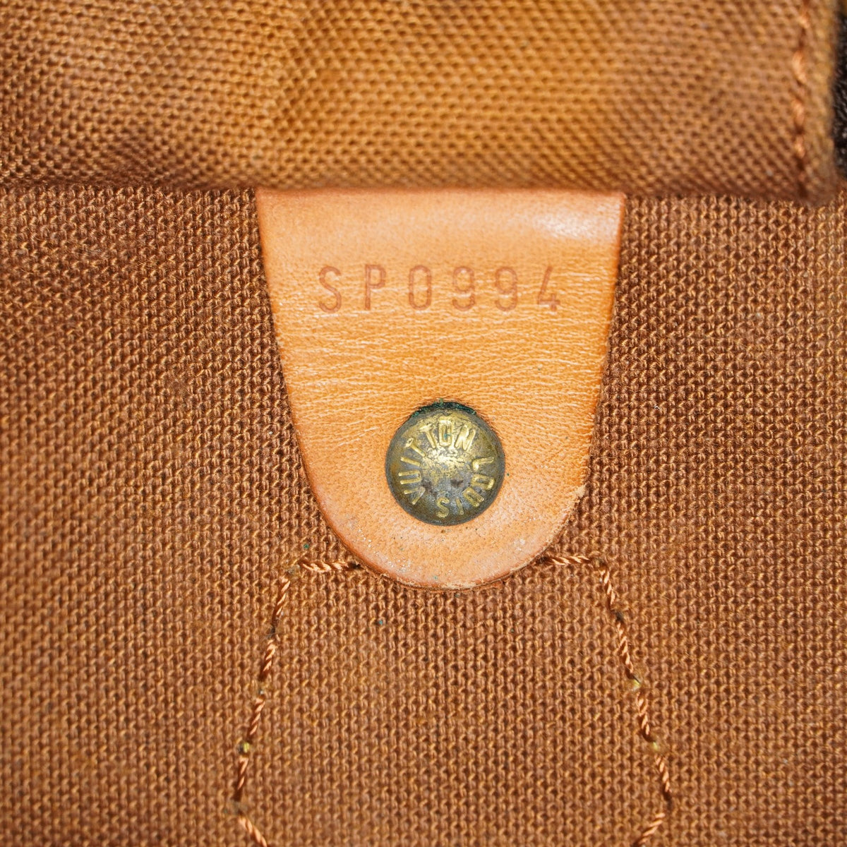 Louis Vuitton Speedy 35 M41524 Monogram Canvas Brown Used Handbag 09E104400011