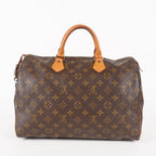 Authentic Louis Vuitton Monogram Speedy 35 M41524 vintage Handbag 05E216160013