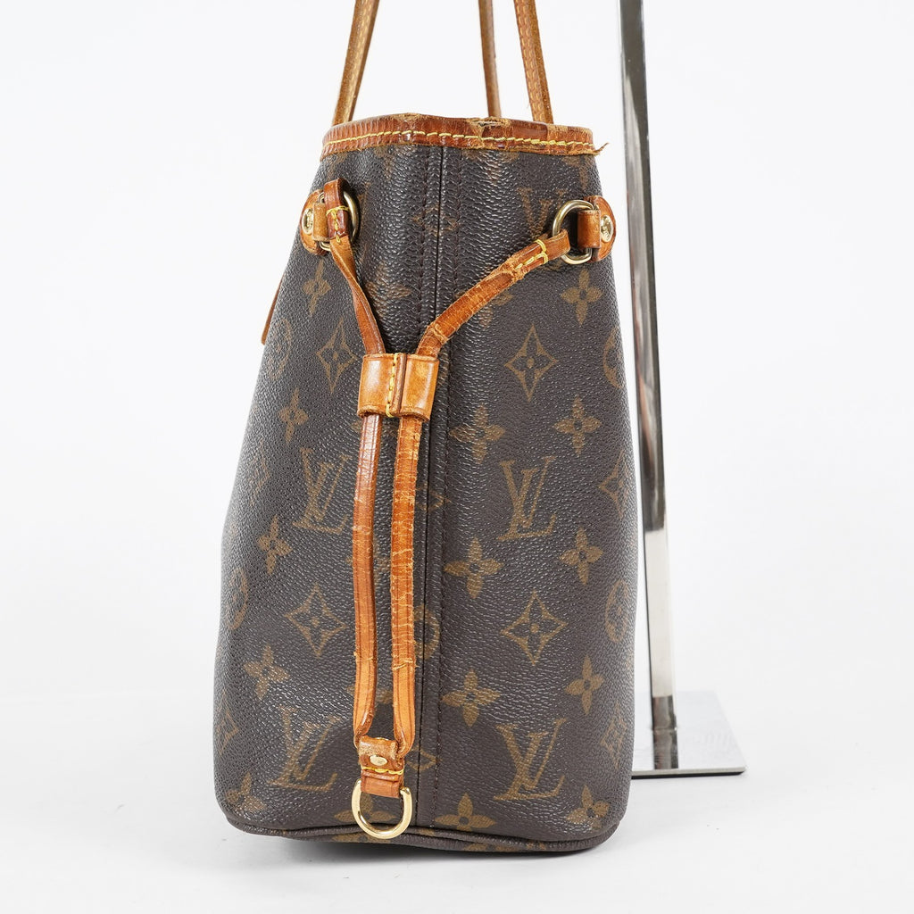Louis Vuitton Neverfull PM M40155 Monogram Canvas Brown Tote Used 08A306406403