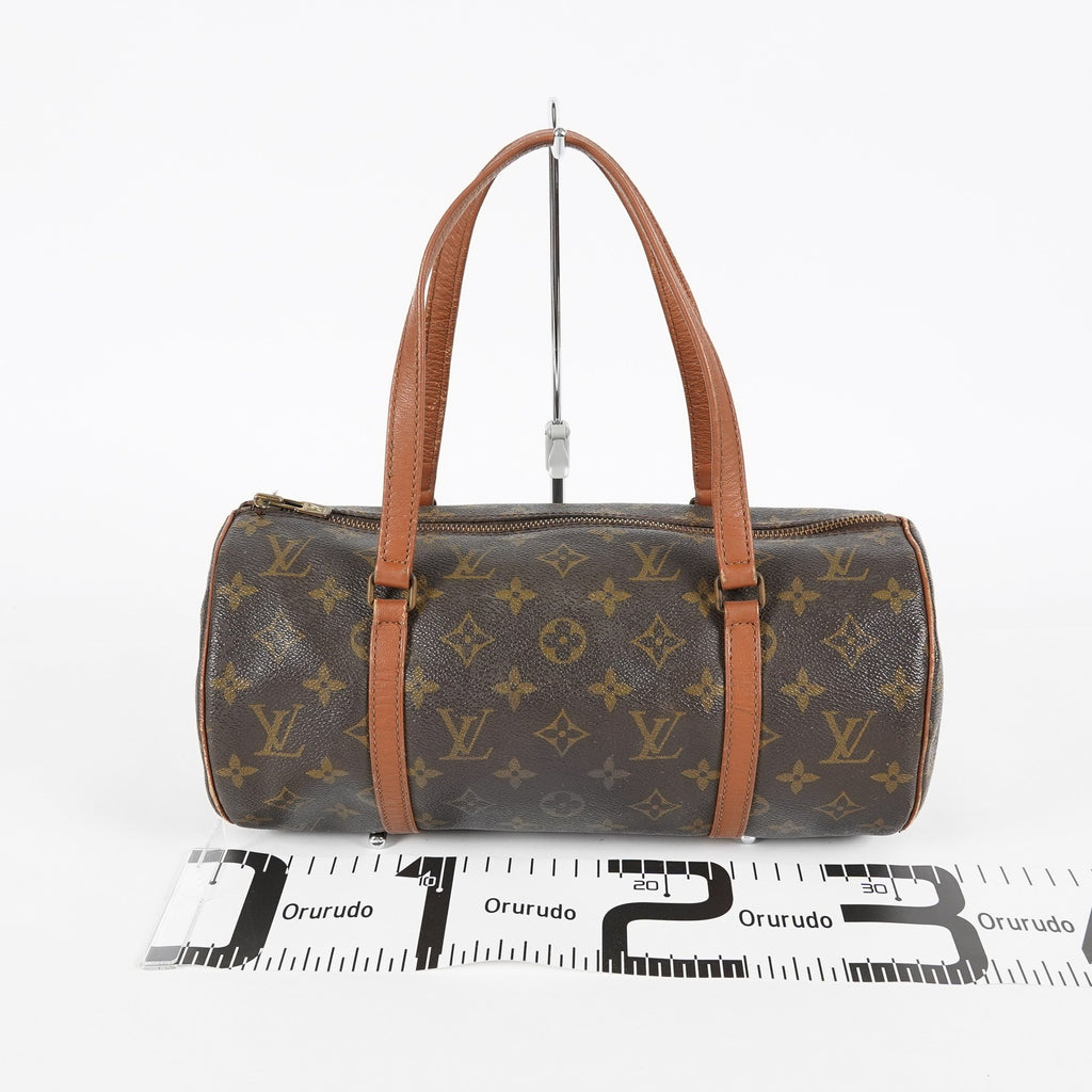 Louis Vuitton Papillon 30 Used Monogram Brown Canvas Handbag M51385 07E445390012