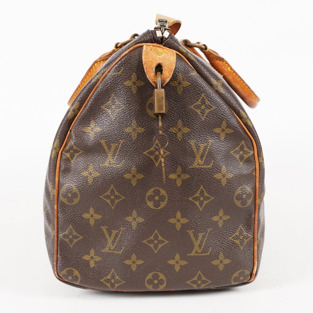 Authentic Louis Vuitton Monogram Speedy 35 Handbag vintage M41524 06E205720010