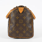 Louis Vuitton Monogram Speedy 25 Handbag M41528 Brown Vintage Used 07E037150029