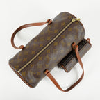 Louis Vuitton Papillon 30 M51385 Monogram Canvas Brown Barrel Bag 09E094180011