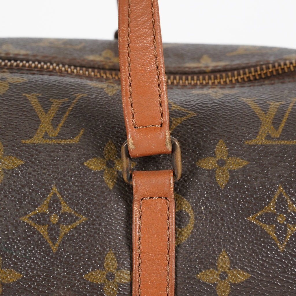 Louis Vuitton Papillon 30 Used Monogram Brown Canvas Handbag M51385 07E445390012