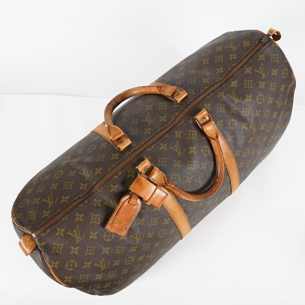 Louis Vuitton Keepall 60 M41422 Monogram Canvas Brown Used Duffle 07E123740027