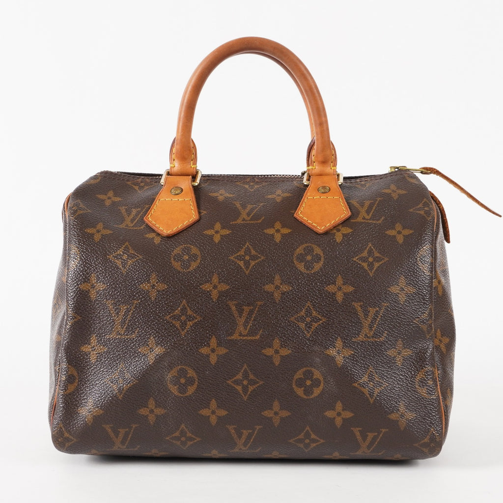 Authentic Louis Vuitton Monogram Speedy 25 M41528 Handbag vintage 03E117810011