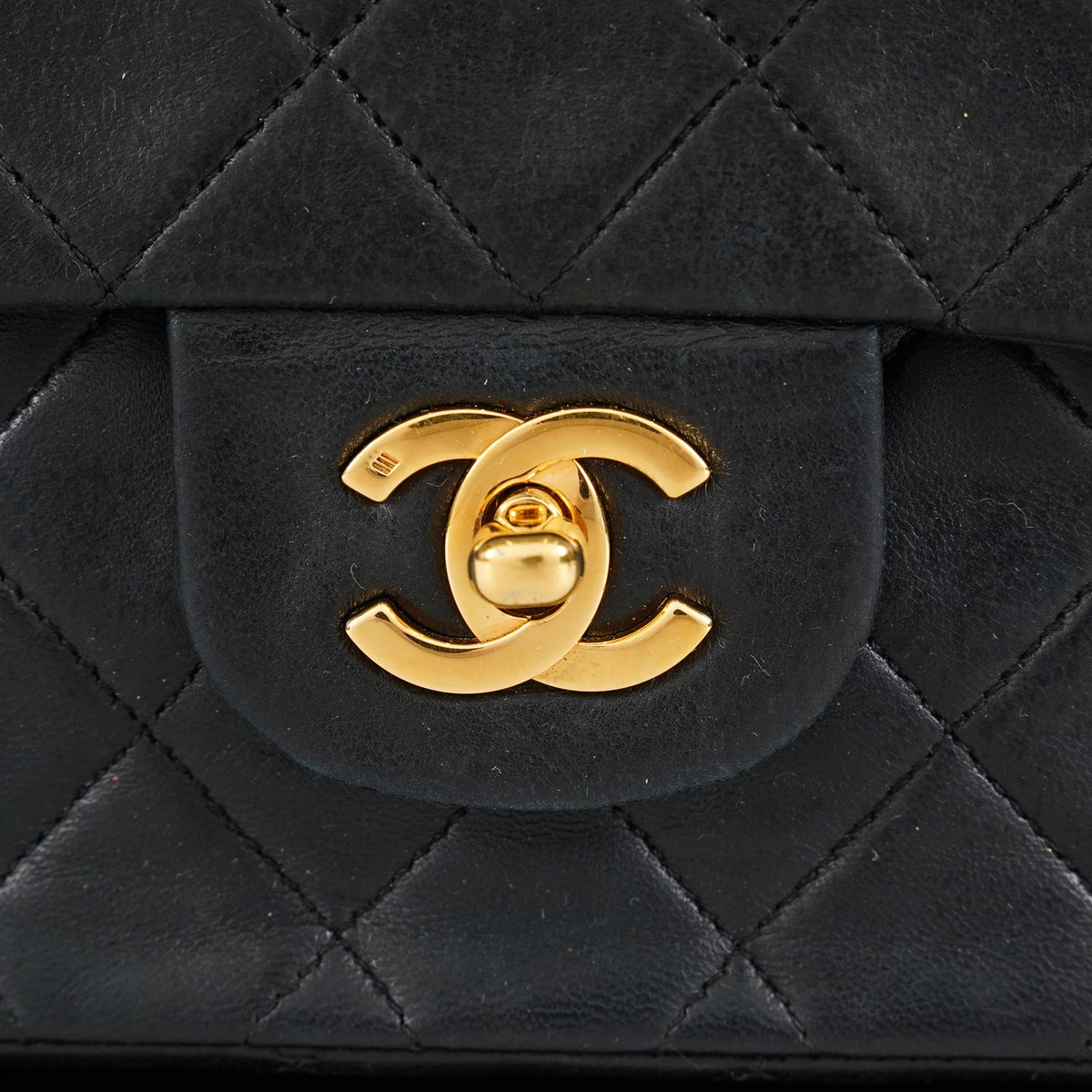 Chanel Matelasse Lambskin Double Flap 25 Black Chain Shoulder Bag 08A2456056023