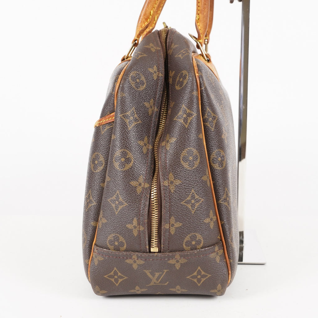 LOUIS VUITTON Deauville Handbag M47270 Monogram canvas Brown 06E022640012