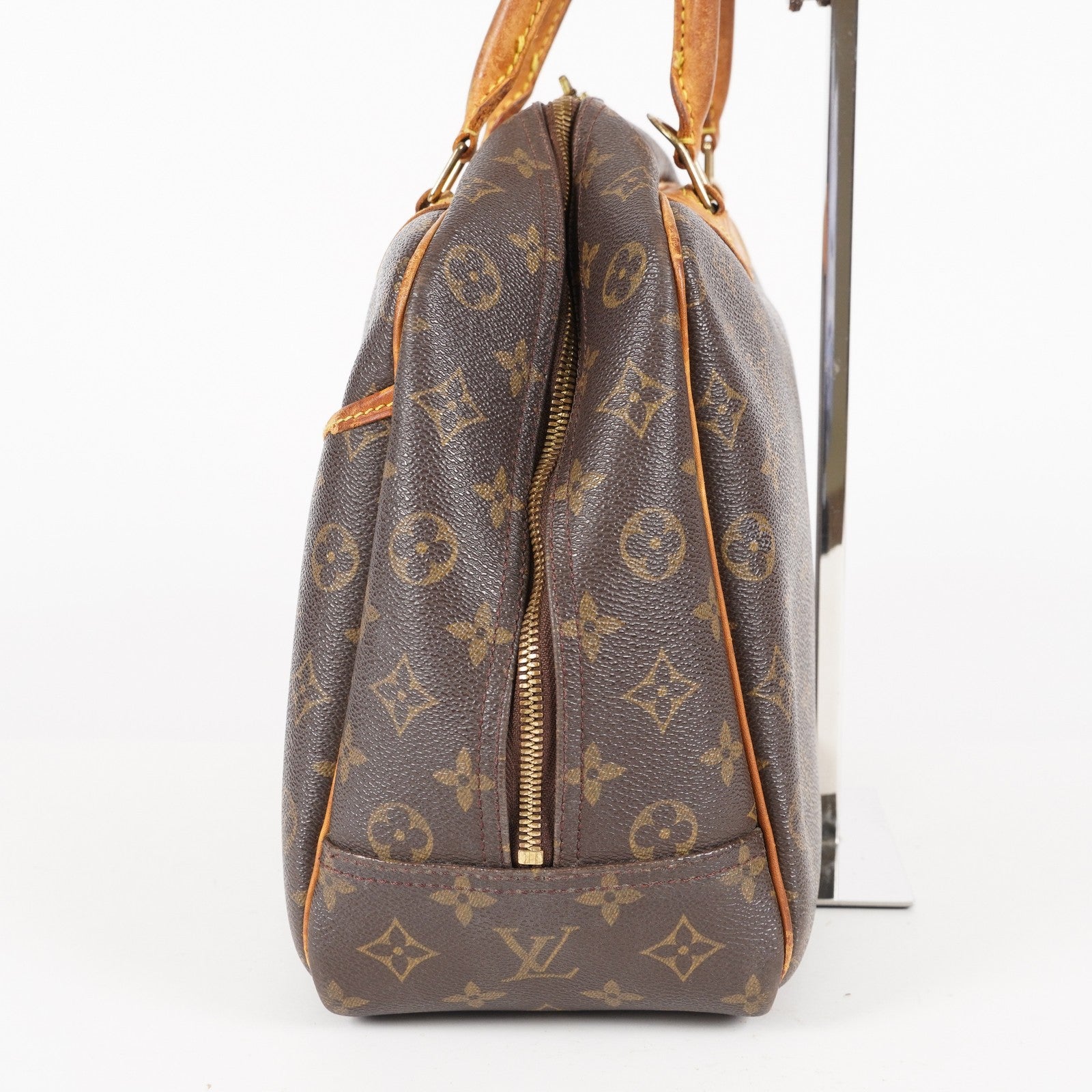 LOUIS VUITTON Deauville Handbag M47270 Monogram canvas Brown 06E022640012